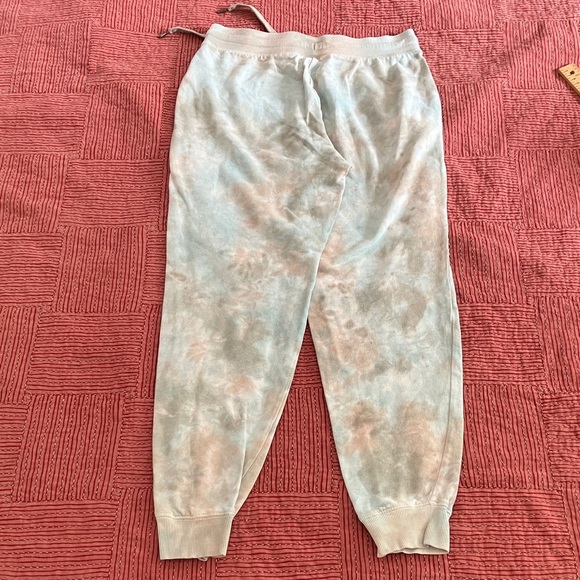 Women’s size XS tie dye drawstring sweatpantsgh Old Navy greenish orange hues - Picture 12 of 16